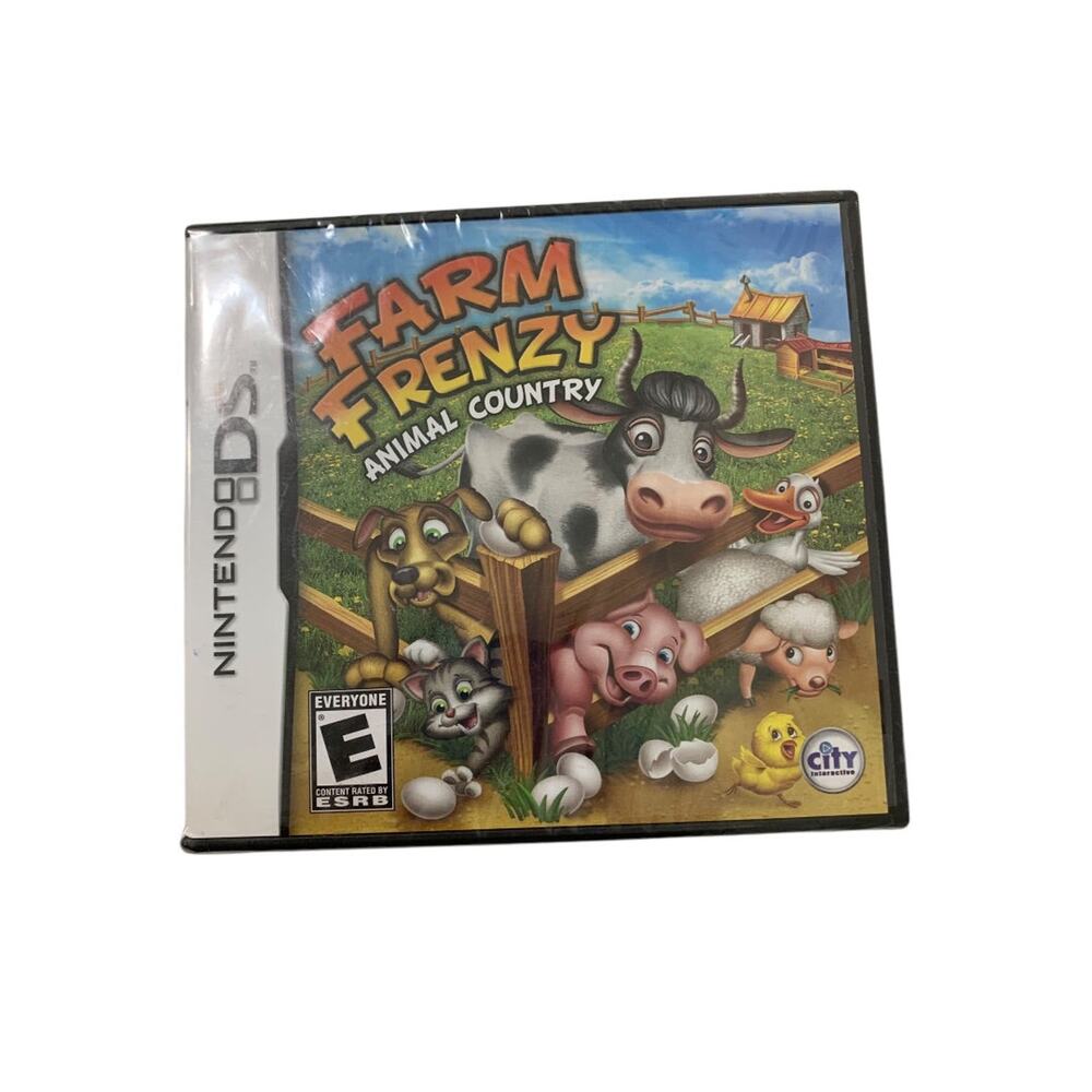 Farm Frenzy: Animal Country Nintendo DS Sealed Game Rated Everyone